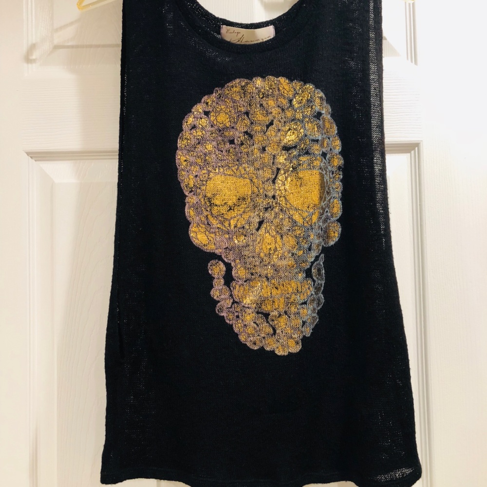 Vintage Havana knit Skull Tank